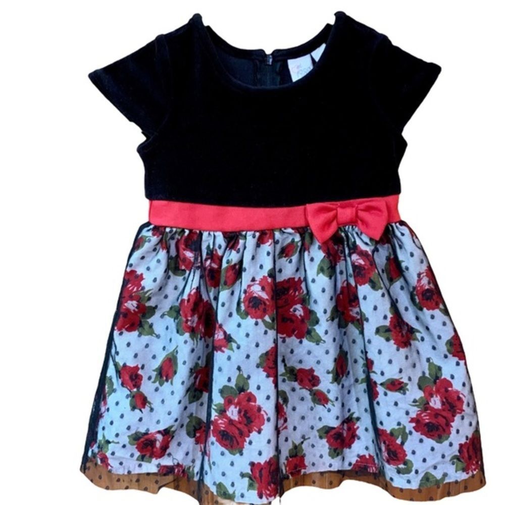 1989 Place Black & Red Occasion Dress 3T